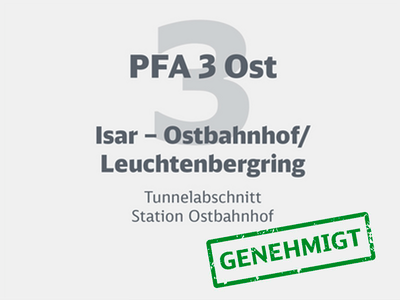 Grafik Planfeststellungsabschnitt 3 Ost