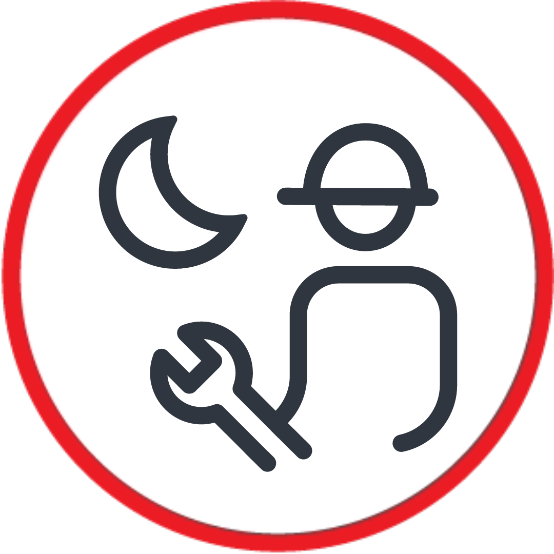 Icon Nachtbauarbeiten