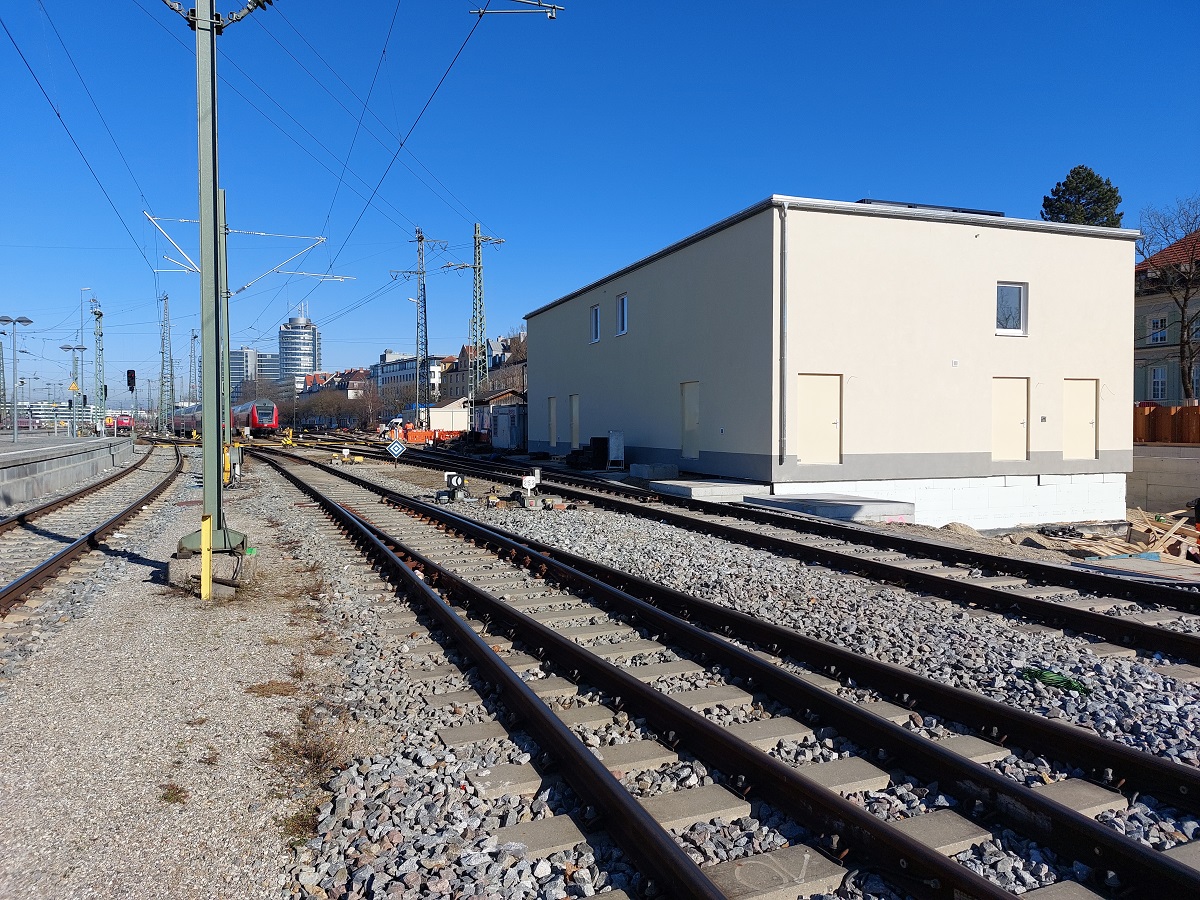 Das neue Stellwerk am Ostbahnhof