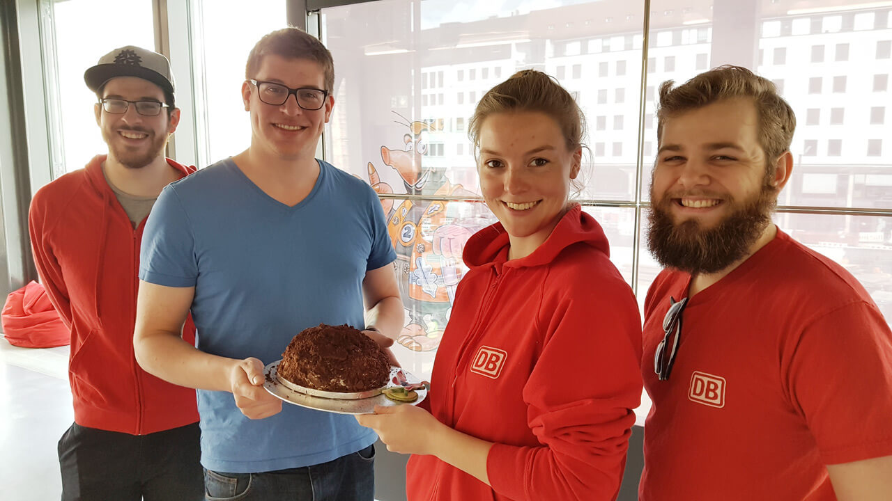 Florian Dellinger hat am Instagram-Gewinnspiel der 2. Stammstrecke teilgenommen und ebenfalls einen Maulwurfkuchen gewonnen.